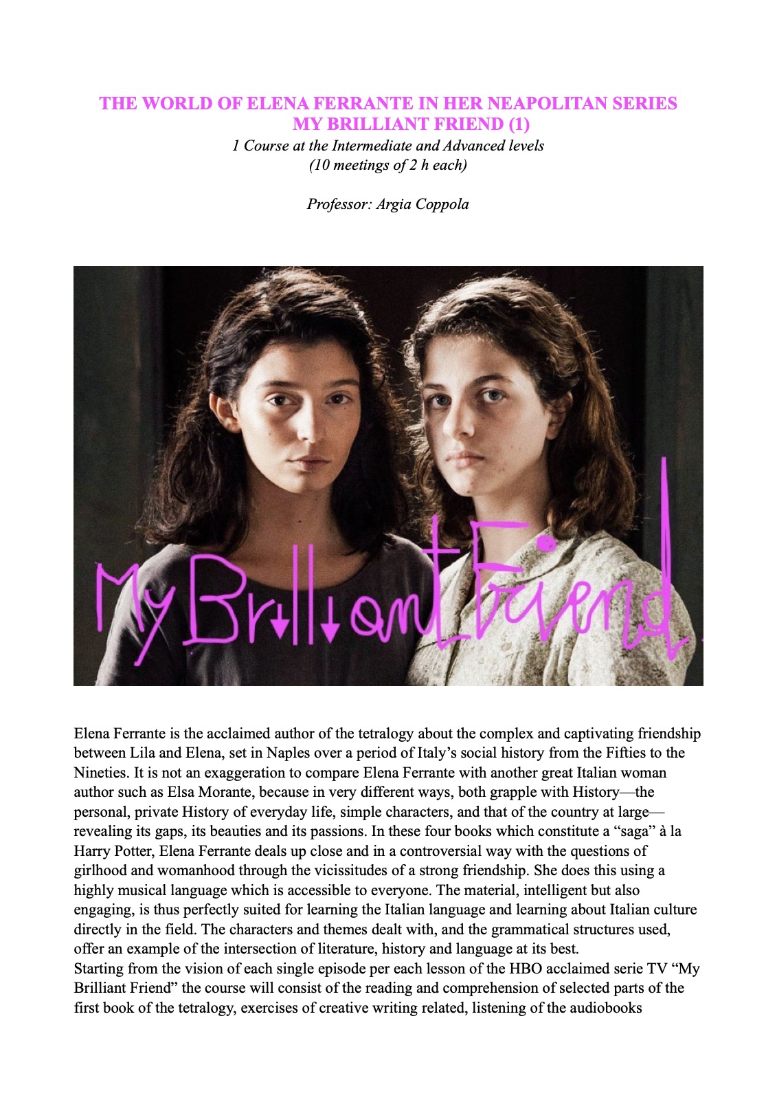 Elena Ferrante’s Neapolitan Series