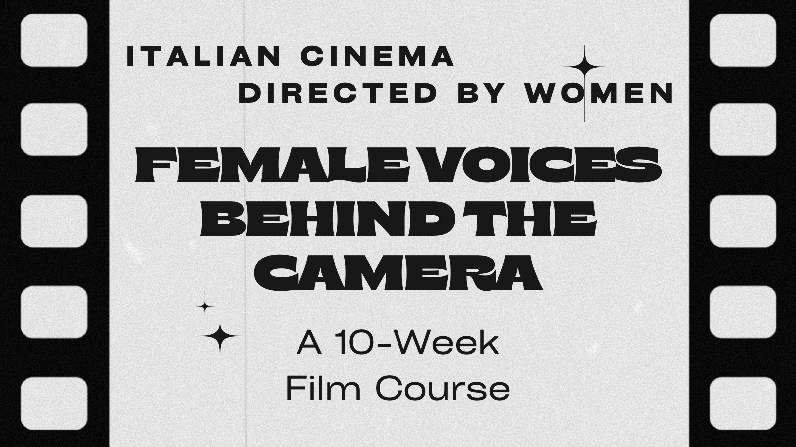 Female Voices Behind the Camera