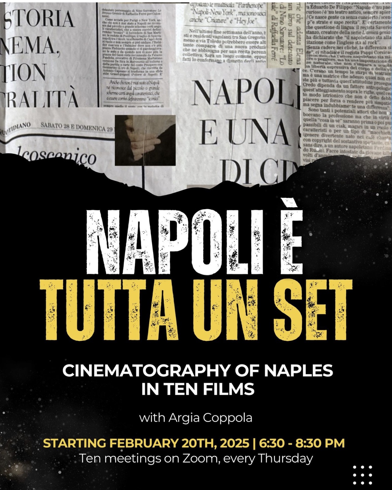Napoli è tutta un set