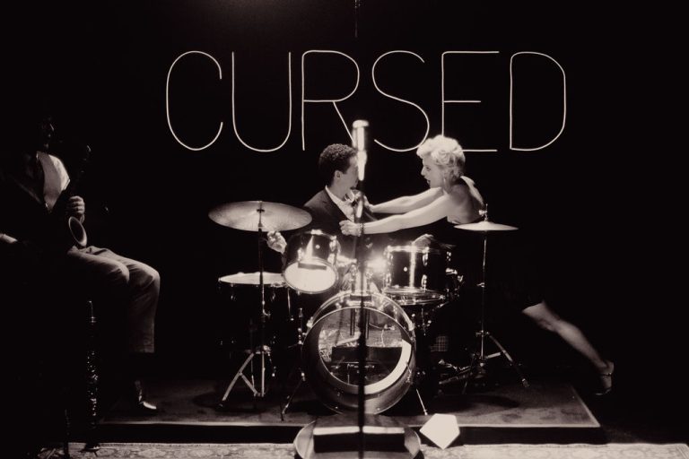 Cursed - at the drum kit. HERE Arts Center, New York 2024. Photo: David Goddard
